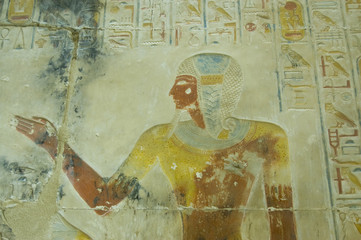 Pharaoh Seti Carving