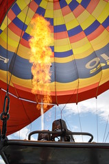 Ballonfahren in Bayern, DE, Sep. 2011