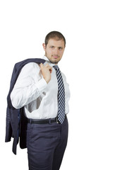 Ragazzo in giacca e cravatta