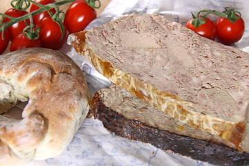 enten- und schweineterrine