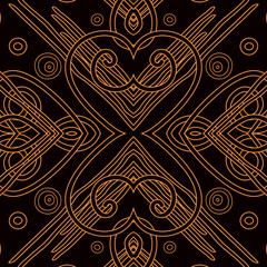 Decorative retro pattern