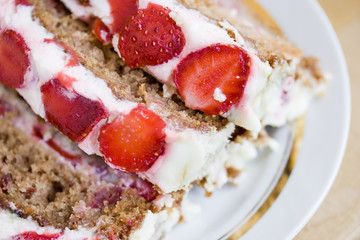 Strawberry cake