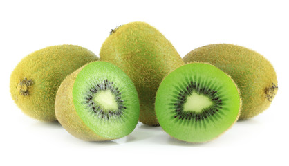 Fototapeta premium Kiwi fruit isolated on white backgroun