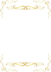 Abstract floral frame