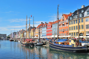 Fototapeta na wymiar Kopenhaga, Nyhavn