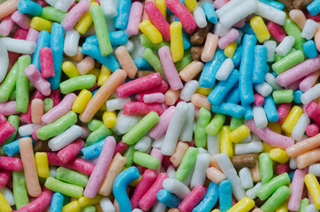 Fototapeta na wymiar Codette colorate per dolci