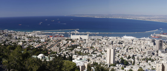 City of Haifa seen from Mount Carmel