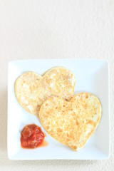 Fried Egg hearts