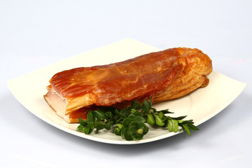 Meat on plate