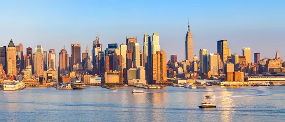 Poster Panoramic view of Manhattan © sborisov