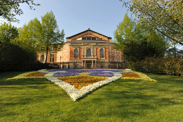 Obraz premium Festspielhaus Bayreuth, Richard Wagner, Bayern, Bayreuth