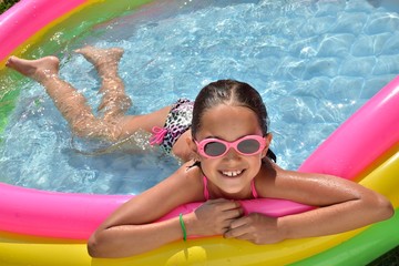 Little girl in Swimming Pool