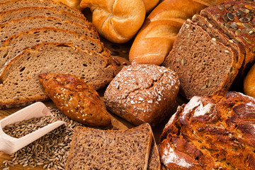 Verschiedene Brotsorten