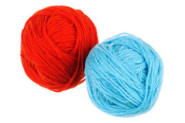 Two woolen balls