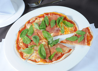 Fresh hot pizza
