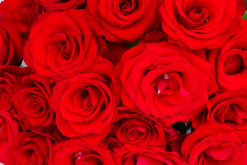 bouquet of red roses