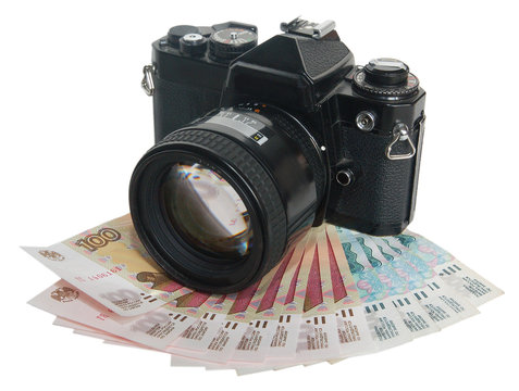 The camera on money (the photo - as earnings)