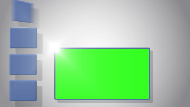 Video of green screen with social media symbol