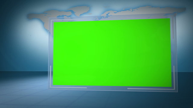 Video of green chroma key with Earth image courtesy of Nasa.org