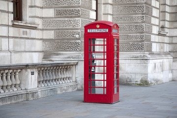 Red Telephone Box; London; England; UK