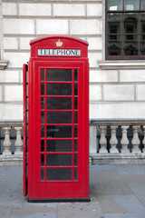 Red Telephone Box, London, Britain, UK