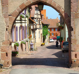 Ammerschwihr , Alsace (Fr).