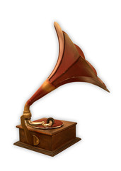 Old gramophone