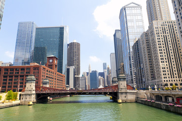 Fototapeta na wymiar Bridge in Chicago