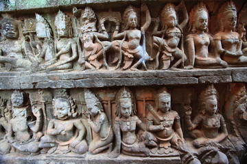 Terrace of the Leper King in Angkor Thom