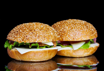 Two sandwiches