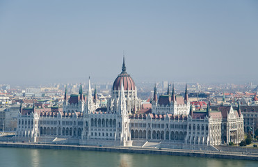 Obraz premium the Parliament (Hungary) at Budapest