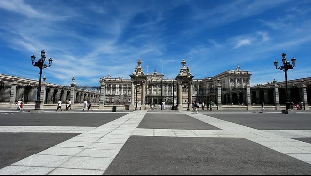 Royal Palace at Madrid Spain