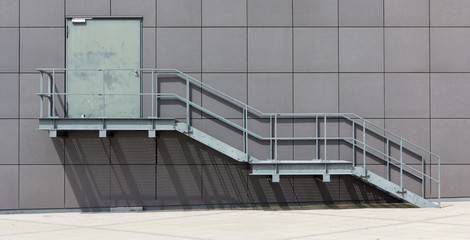 Fire Stairwell on the side of a building