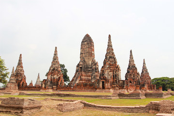 Fototapeta premium temple in ayutthaya , Thailand