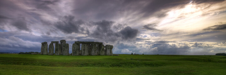 Fototapeta na wymiar Panorama of Stonehenge