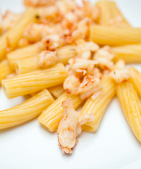 Pasta with  shrimps