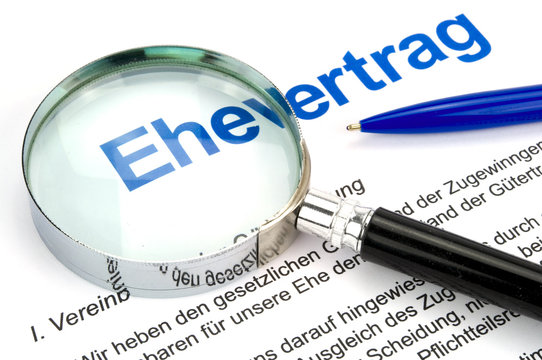 Ehevertrag