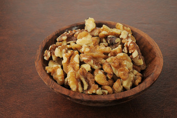 Bowl of walnuts