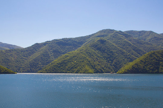 Lake Vacha In Rodopi Mountains