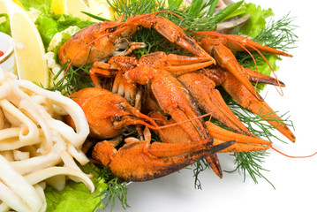 crayfish in salad