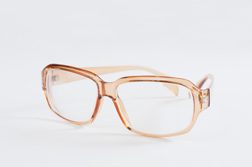  brown  eyeglasses