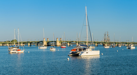Fototapeta na wymiar Bay w St Augustine