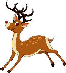 cute deer cartoon