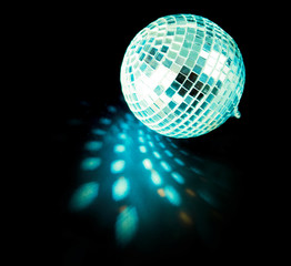 disco ball background close up