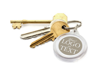 House keys blank key fob