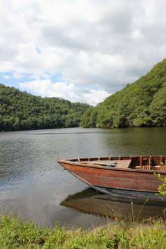 La rivi&egrave;re Dordogne.