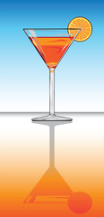 Orange cocktail