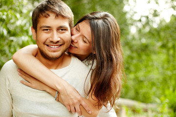 Fototapeta premium Simply happy