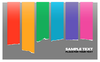 Rainbow color labels