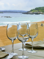 Mesa con copas